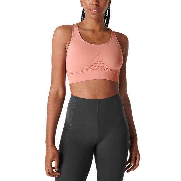 NWT! Sweaty Betty Stamina Sports Bra, Size S, Bloom Pink, MSRP $40 - Picture 1 of 5